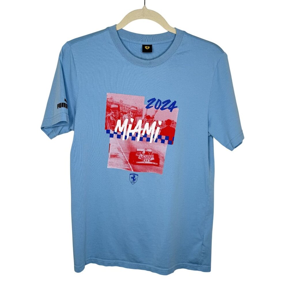 Scuderia Ferrari F1 2024 Miami GP T-shirt, S Mens